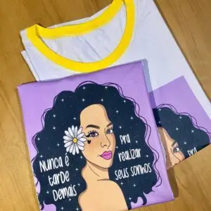 T-Shirt Nunca é Tarde