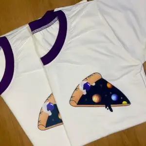 T-Shirt Space Pizza