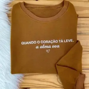 Moletom Coração Leve