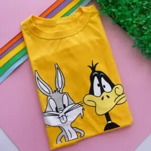 T-Shirt Pernalonga e Patolino