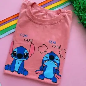 T-Shirt Com Café/Sem Café
