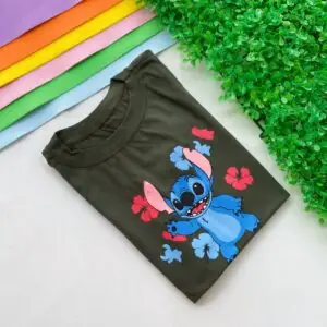 T-Shirt Flores Stitch
