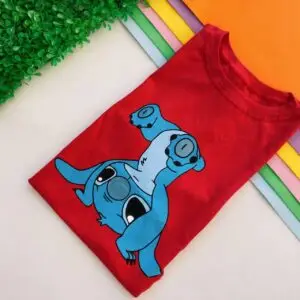 T-Shirt Stitch Vermelha