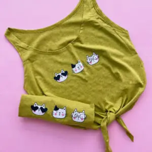 Regatinha Cropped Cats