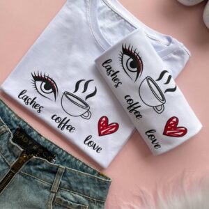 T-Shirt Lash Coffee Love
