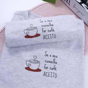 T-Shirt Café Eu Aceito