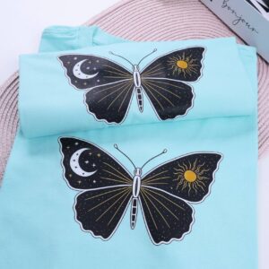 T-Shirt Borboleta Noite e Dia