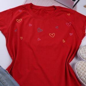 T-Shirt Corações
