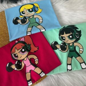 T-Shirt Meninas Super Musculosas