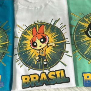 T-Shirt Meninas Super Poderosas Brasil