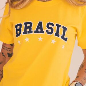T-Shirt Brasil Torcida Top