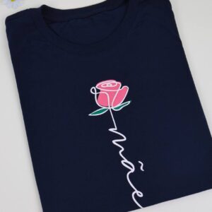 T-Shirt Mãe Minha Flor