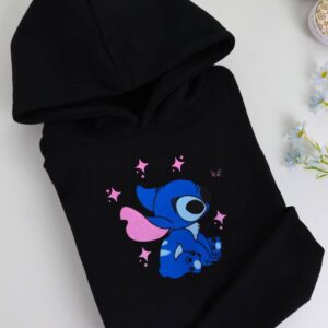 Moletom Capuz e Bolso Stitch